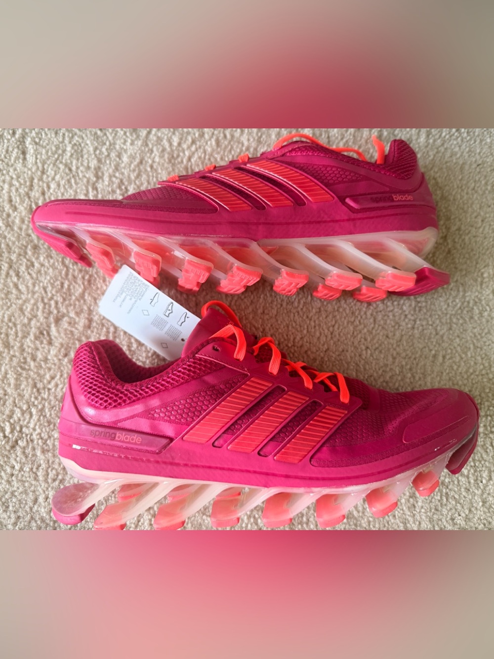 Women's Adidas SpringBlade Performance Running Shoes - Picture 2 of 5